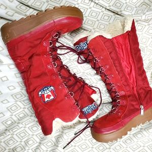 Pajar Canada Greenland red snow boots